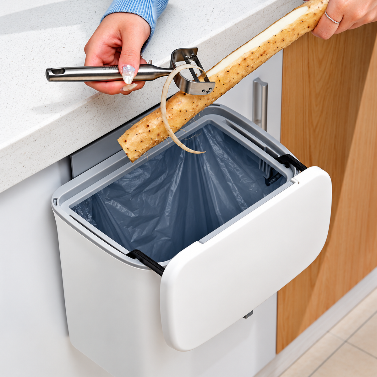 Smart Wall Mounted Waste Bin