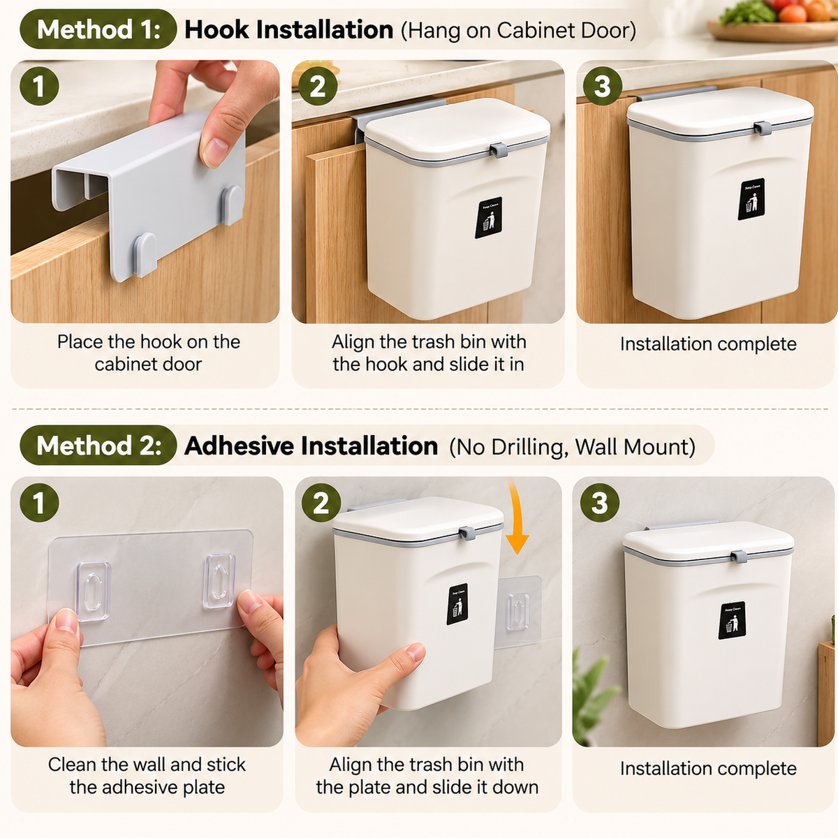 Smart Wall Mounted Waste Bin