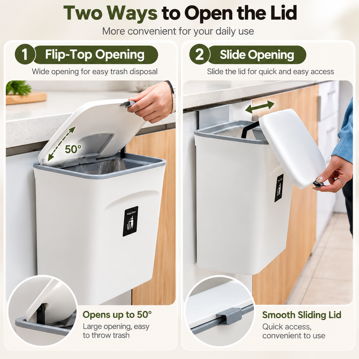 Smart Wall Mounted Waste Bin