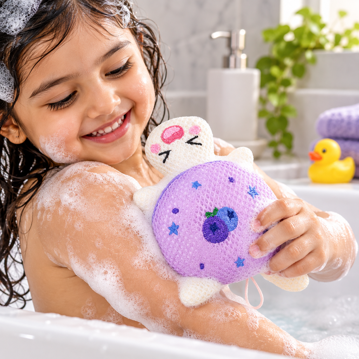 Soft Mesh Turtle Bath Sponge