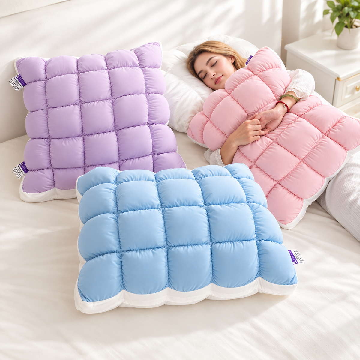 Soft Puffy Comfort Pillow