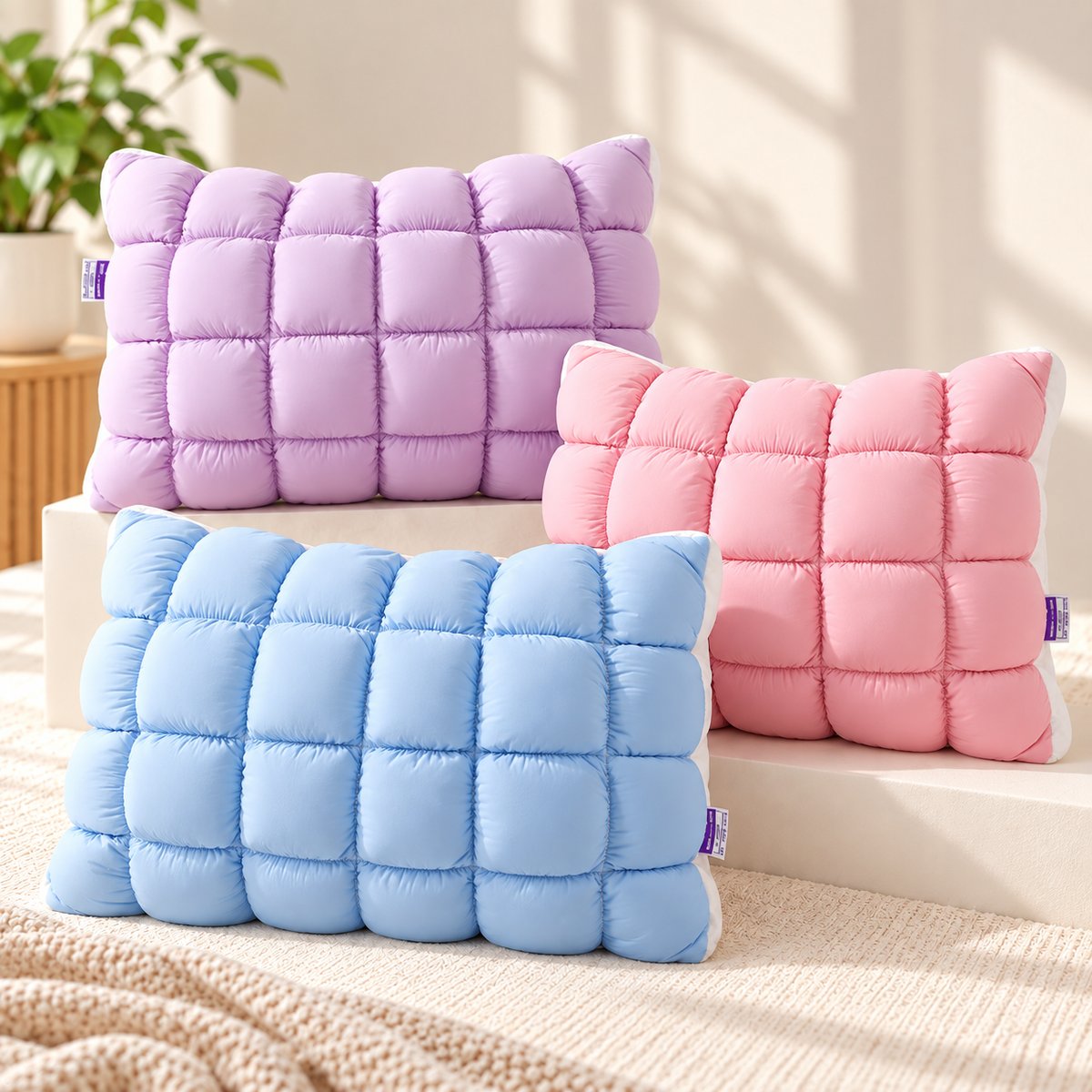 Soft Puffy Comfort Pillow