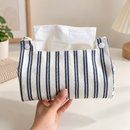 Stylish Striped Tissue Organizer