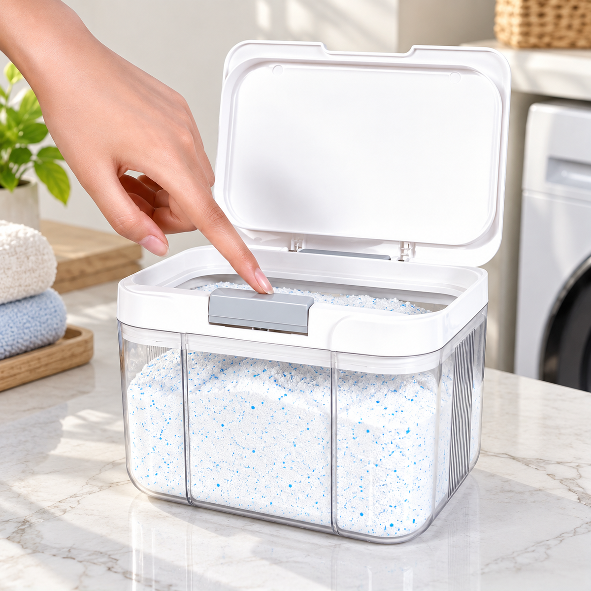 Stylish Laundry Detergent Storage Box