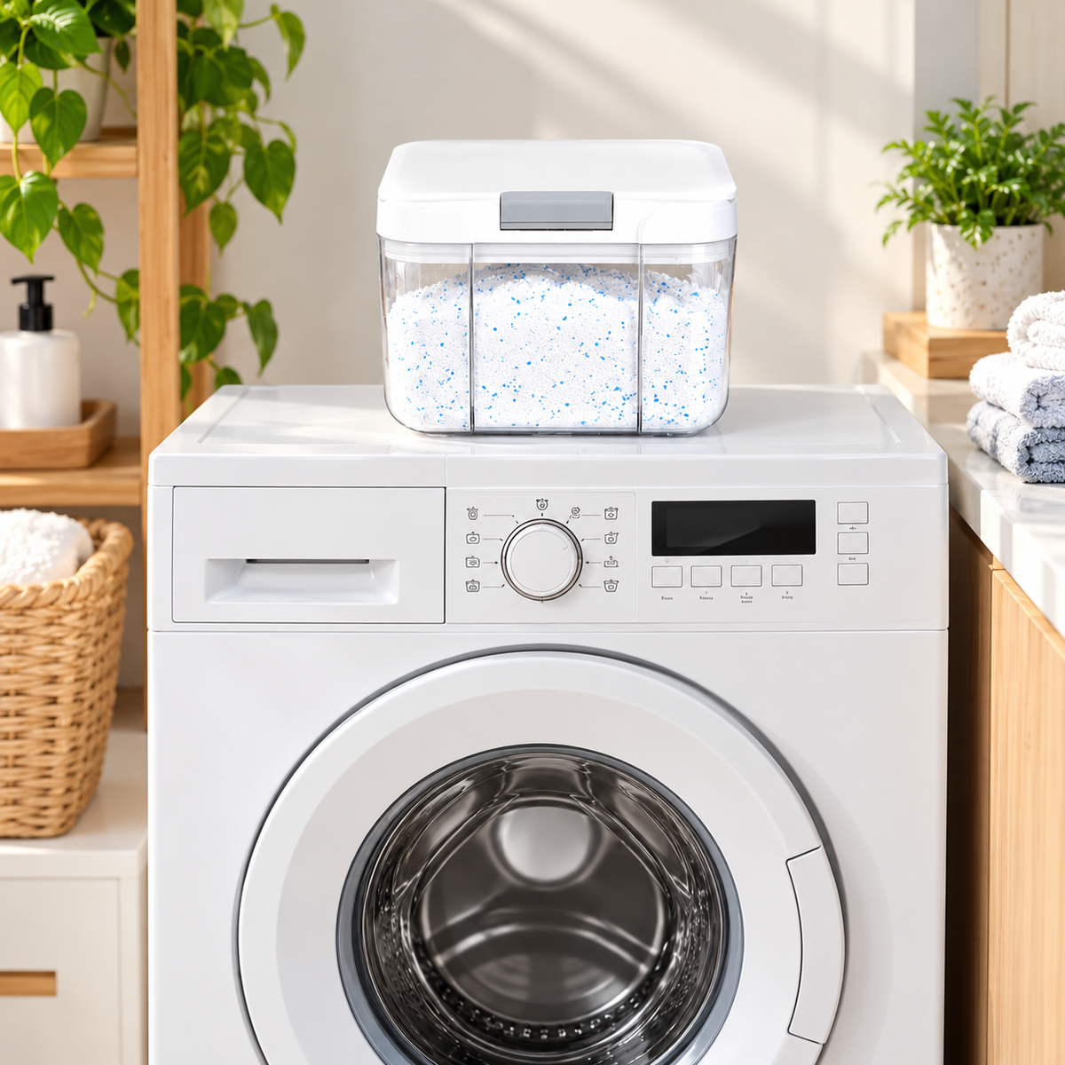 Stylish Laundry Detergent Storage Box