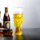 Football Trophy Inspired Beer Glass