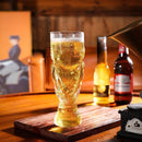 Football Trophy Inspired Beer Glass