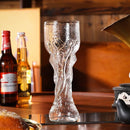 Football Trophy Inspired Beer Glass