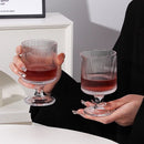 Glassify Premium Ribbed Drink Glasses