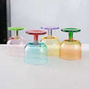 Rainbow Stem Drink Glasses