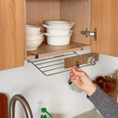 Under Cabinet Kitchen Cloth Drying Rack