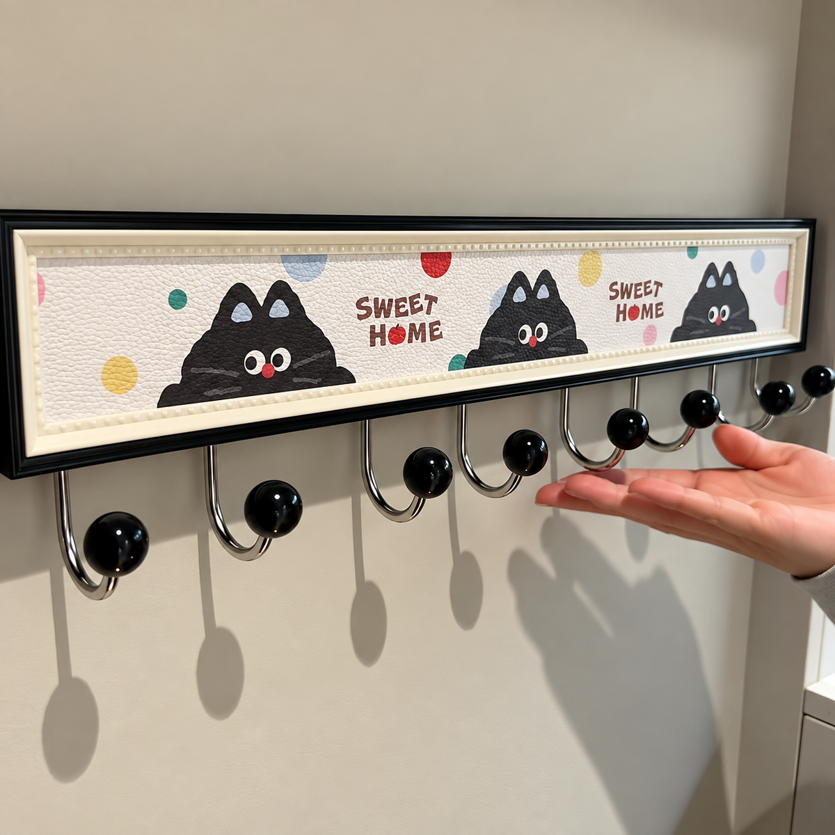 Multipurpose Wall Hook Rack