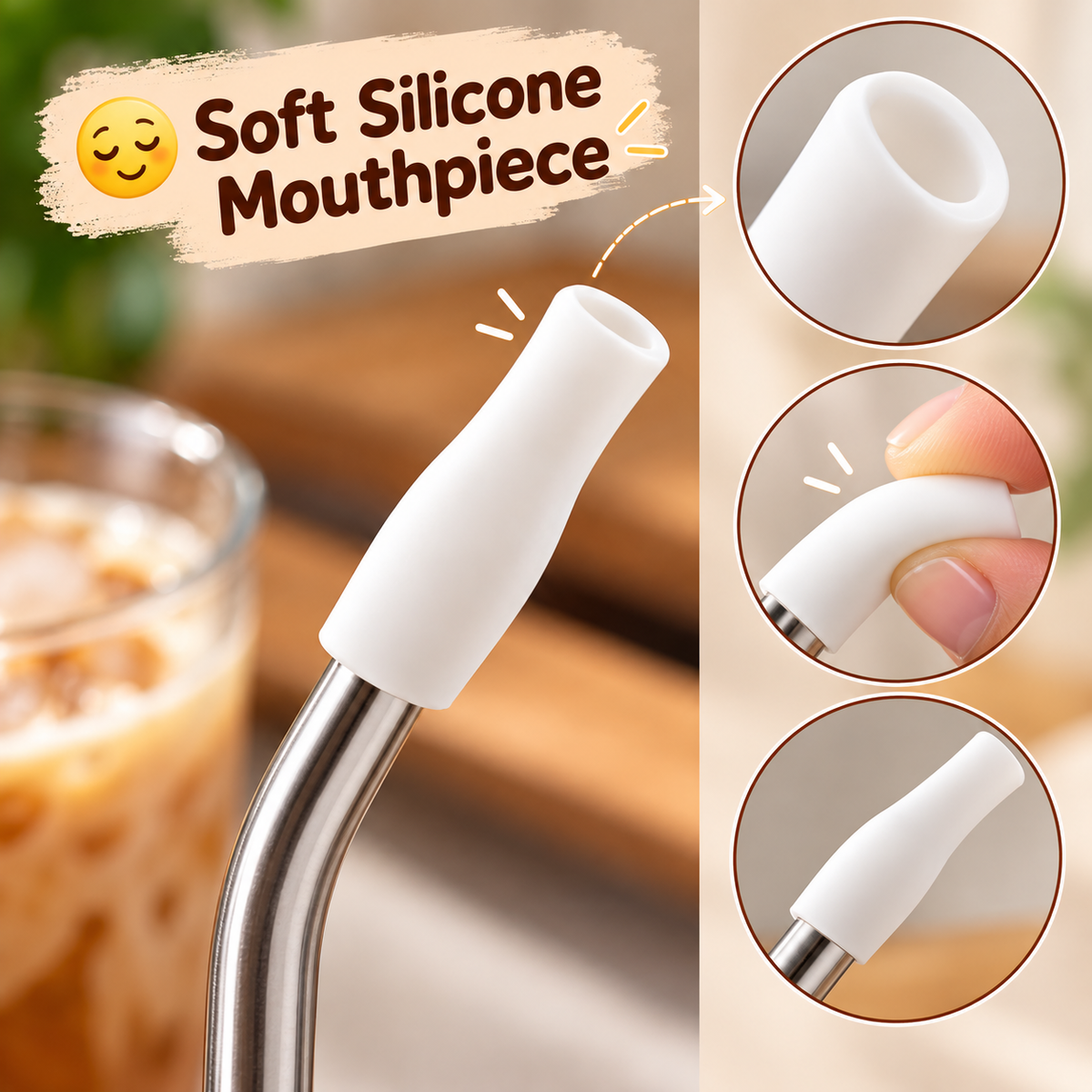 2-in-1 Whisk Mixing Drinking Straw