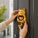 Golden Kitty Door Bell