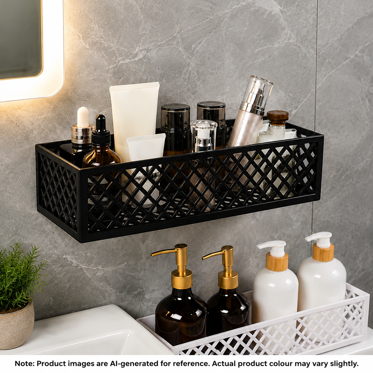 Bathroom Essentials Storage Rack