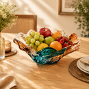 Crystal Wave Serving Bowl