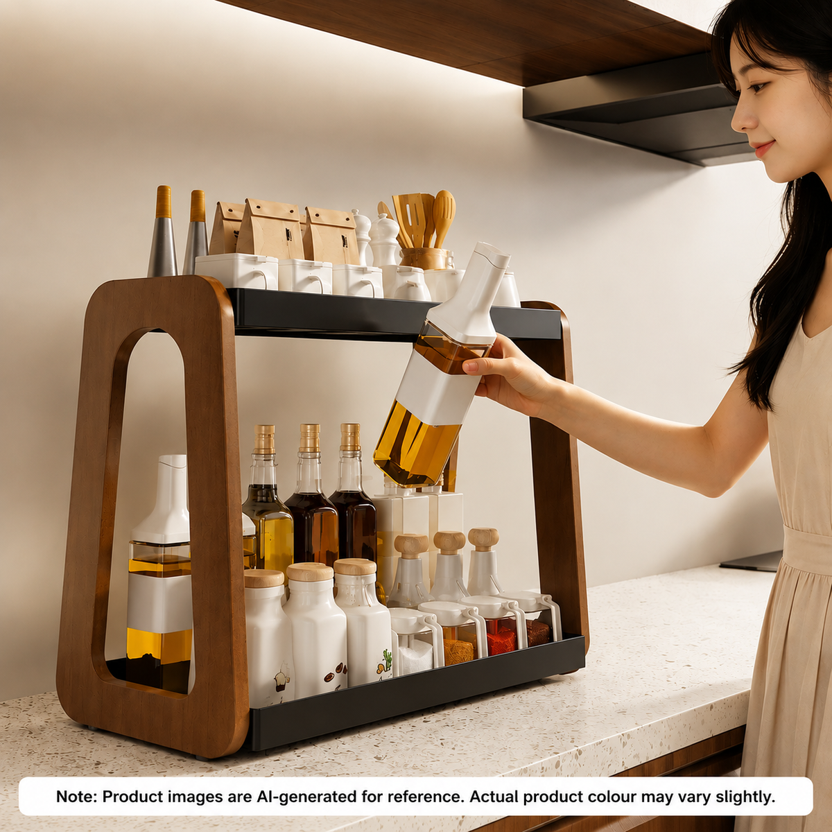 Multi Purpose Wooden Storage Rack