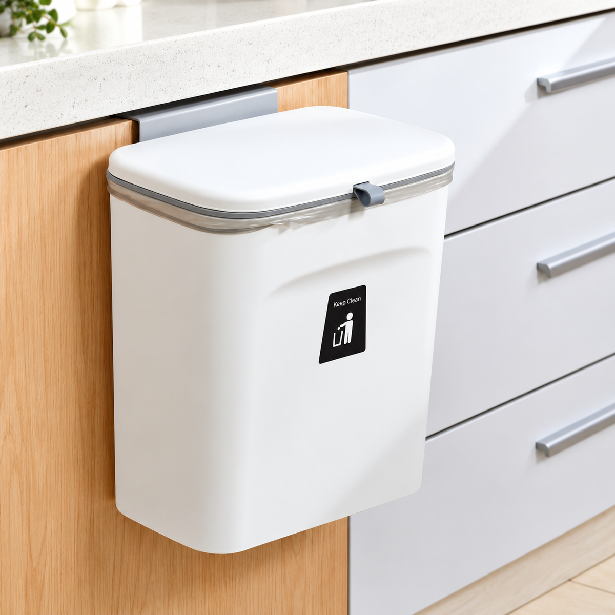Smart Wall Mounted Waste Bin