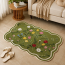 Elegant Floral Anti Slip Mat