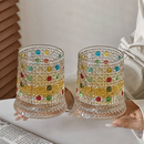 Diamond Swirl Rotating Drink Glasses