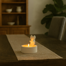 Warm Little Kitty Candle Holder