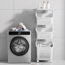 3-Tier Detachable Basket Laundry Cart