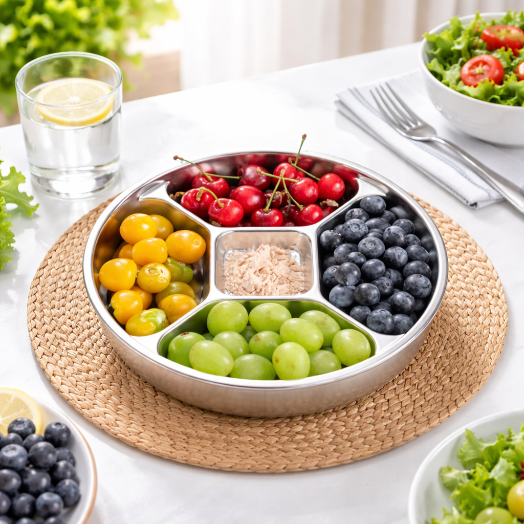 Multi Section Kitchen preparation Tray