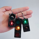 Traffic Light Keychain Charm