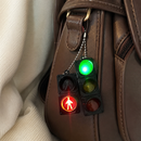 Traffic Light Keychain Charm