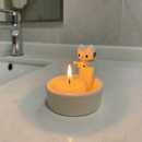 Warm Little Kitty Candle Holder