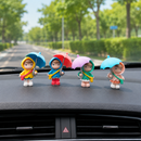 Cute Umbrella Girl Car Ornament