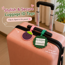 Stylish & Secure Luggage ID Tags