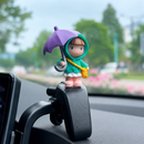 Cute Umbrella Girl Car Ornament