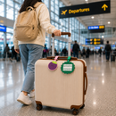 Stylish & Secure Luggage ID Tags