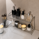 Metallic Bathroom Accessories Rack