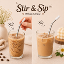 Stir & Sip Whisk Straw