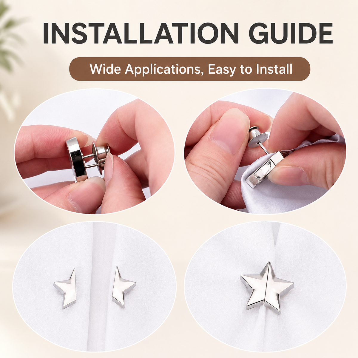 HomeStyle Curtain Lock Clip