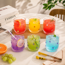 Fruity Charm Ribbed Glasses