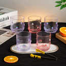 Fruity Charm Ribbed Glasses