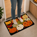 Autumn Pumpkin Welcome Door Mat