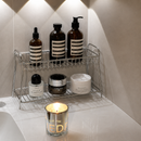 Metallic Bathroom Accessories Rack
