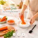 QuickGrate Easy Clean Kitchen Plate with Brush