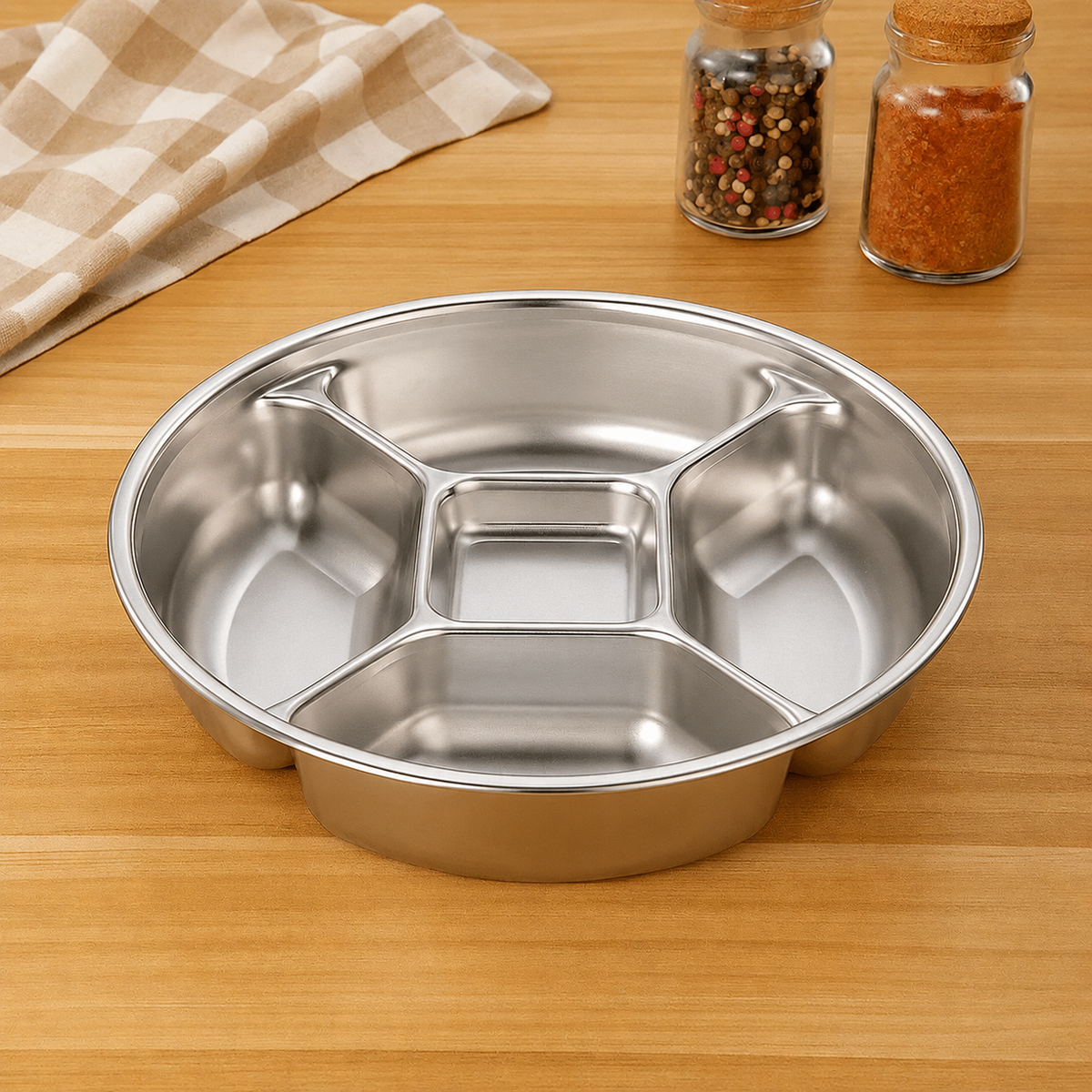 Multi Section Kitchen preparation Tray