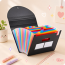 Rainbow Expanding Document Storage Folder