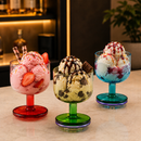 Rainbow Stem Drink Glasses