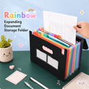 Rainbow Expanding Document Storage Folder