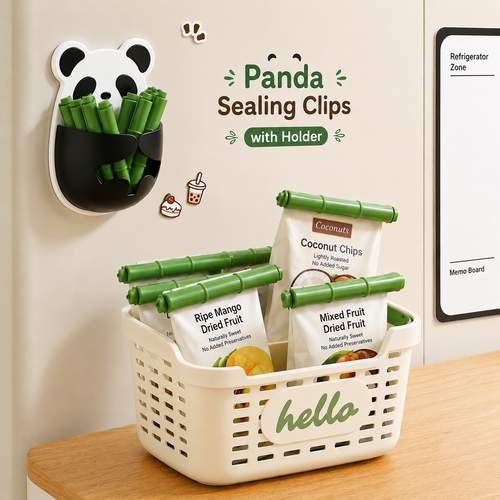 Panda Sealing Clips with Holder