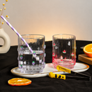 Fruity Charm Ribbed Glasses