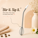 Stir & Sip Whisk Straw