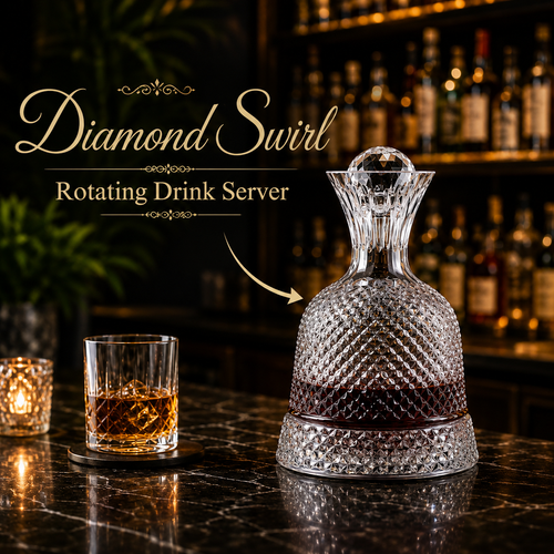 Diamond Swirl Rotating Drink Server